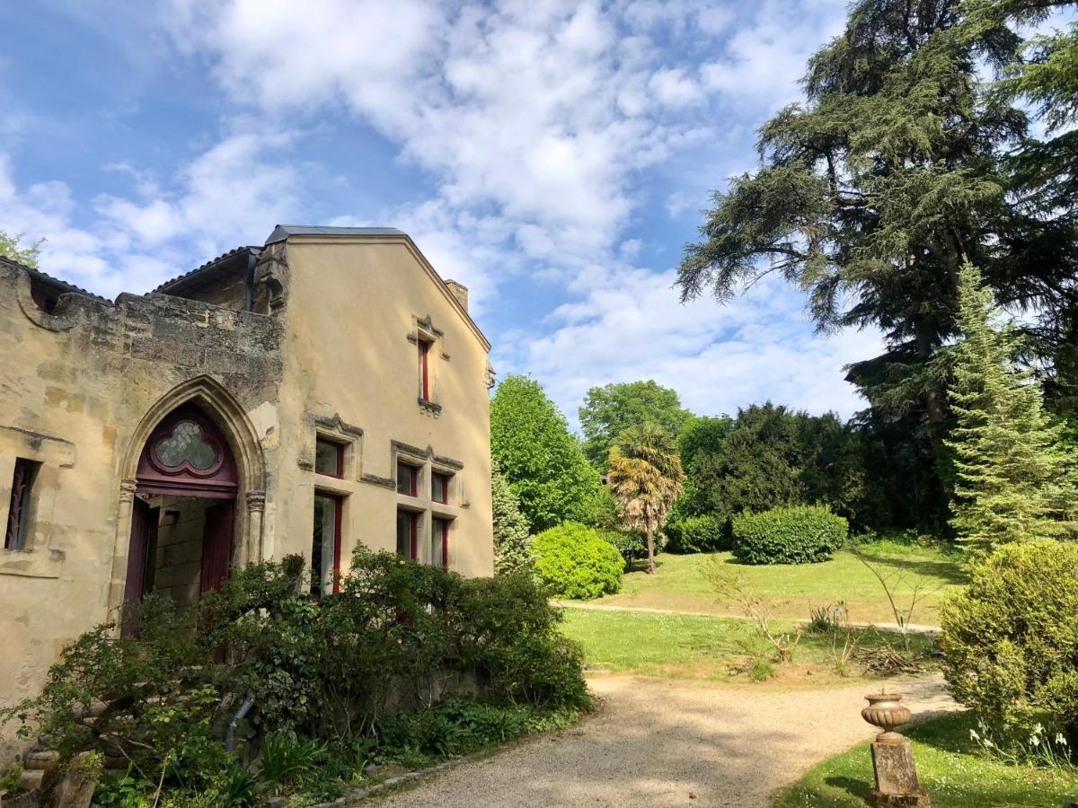 L'abbaye du château du Vallier Langoiran Exterior foto