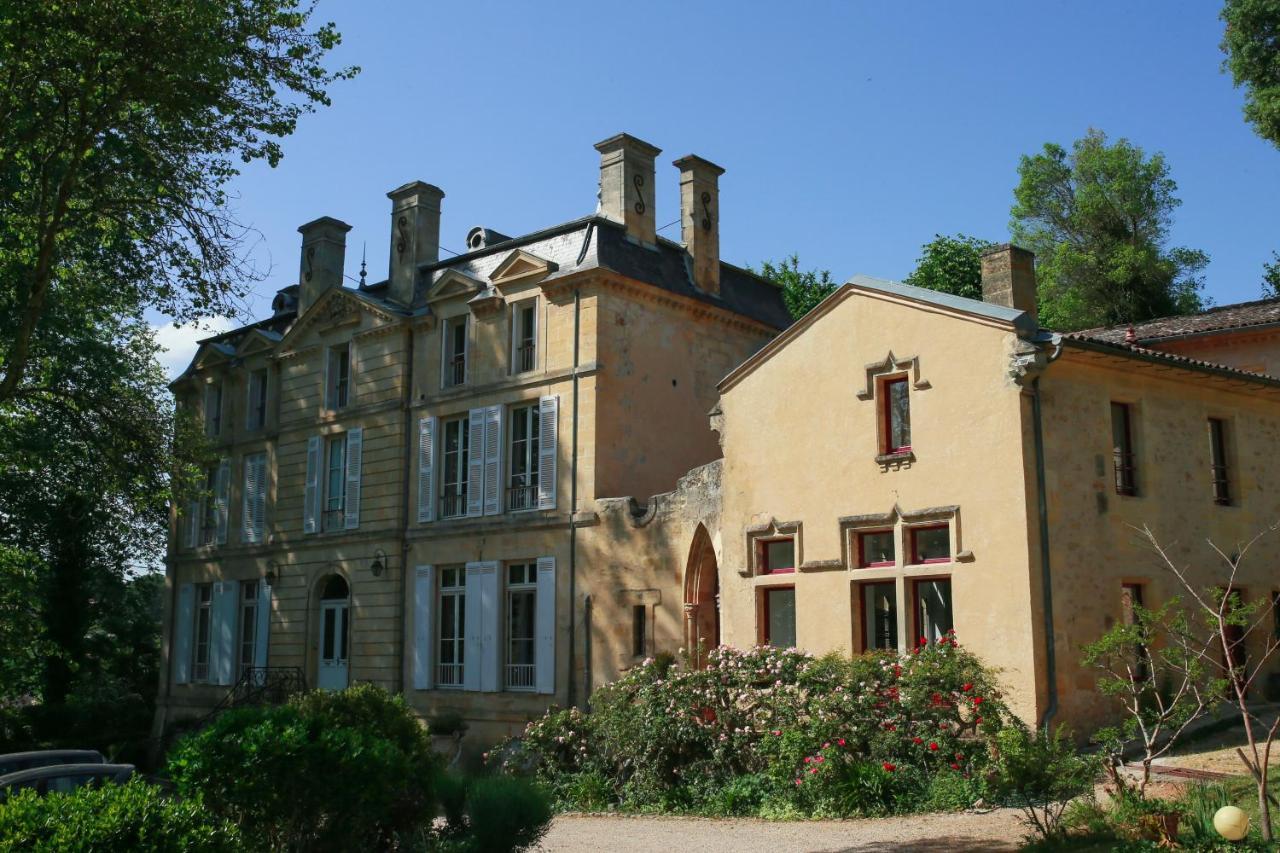 L'abbaye du château du Vallier Langoiran Exterior foto